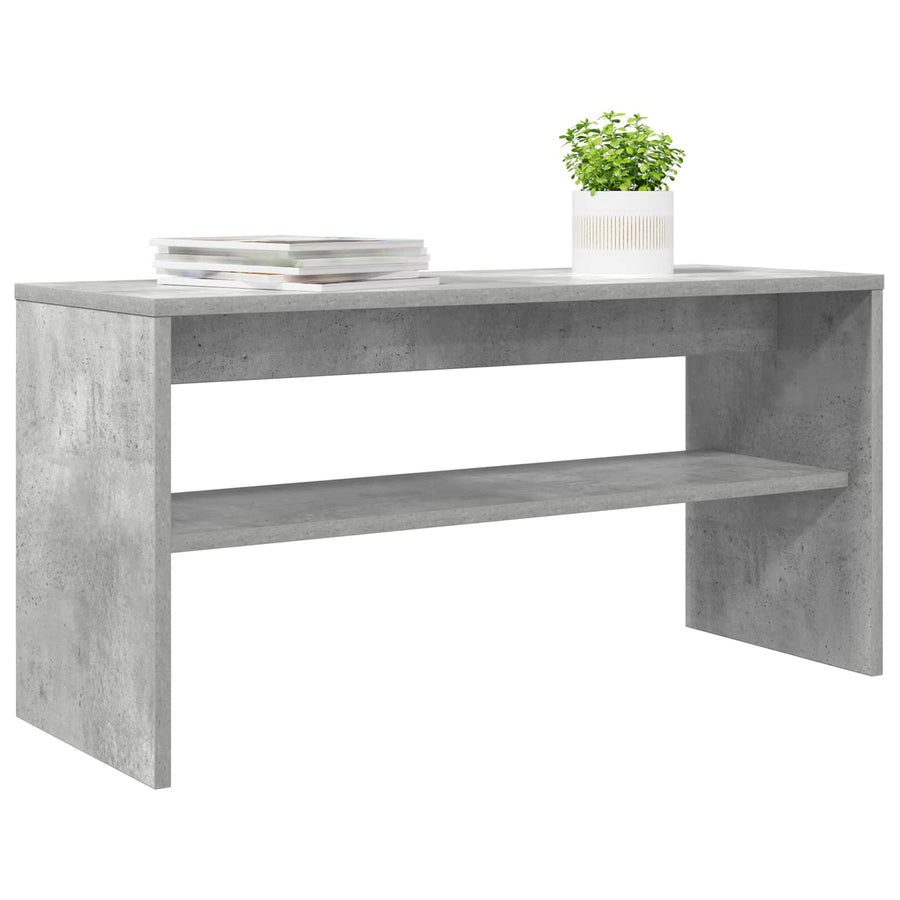 TV-kast Beton Grijs 80 x 30 x 40 cm Bewerkt hout