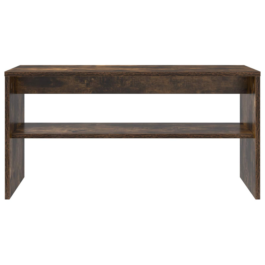 TV-kast Gerookt eiken 80 x 30 x 40 cm Bewerkt hout