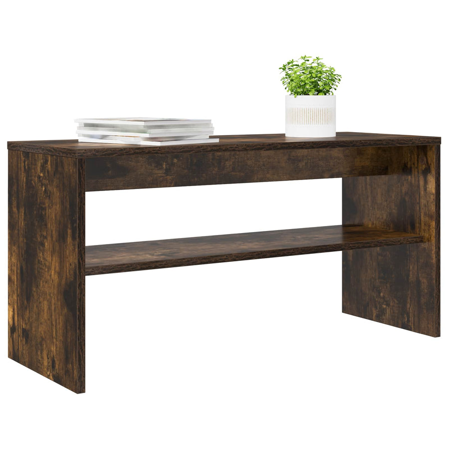 TV-kast Gerookt eiken 80 x 30 x 40 cm Bewerkt hout