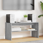 Tv-kast 80x30x40 cm grijs bewerkt hout