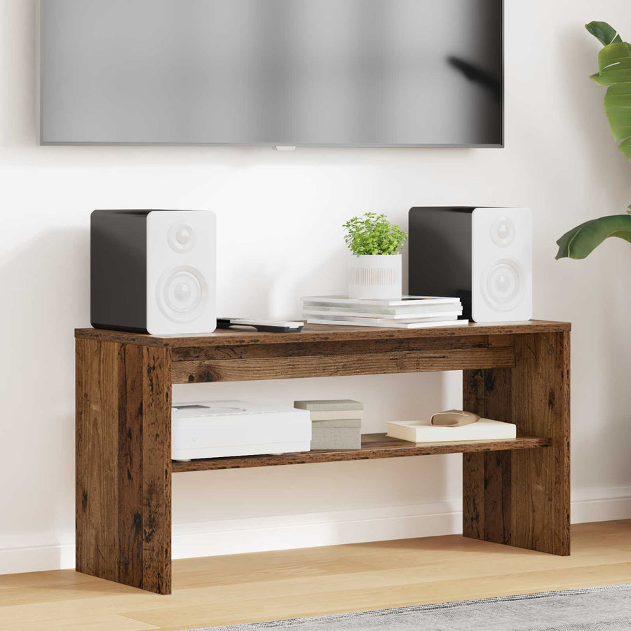 TV-kast Oudhout 80 x 30 x 40 cm Bewerkt hout