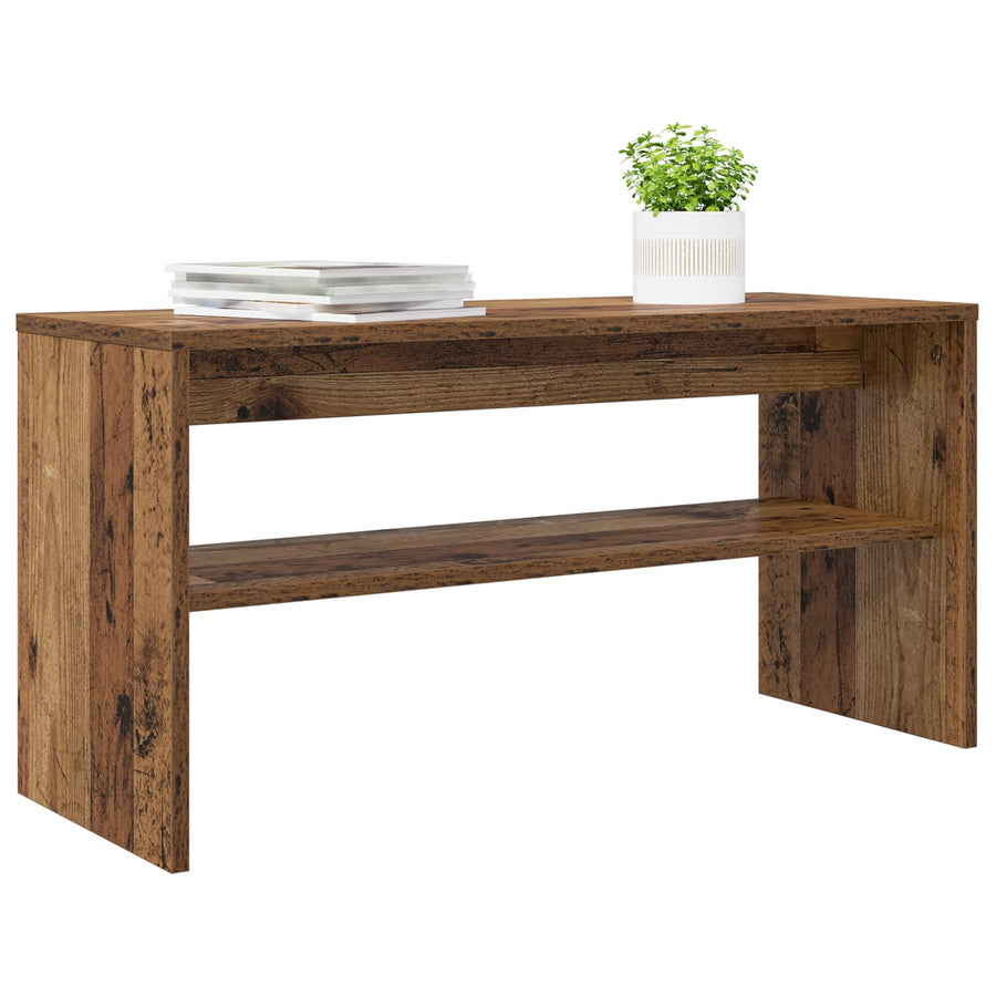 TV-kast Oudhout 80 x 30 x 40 cm Bewerkt hout
