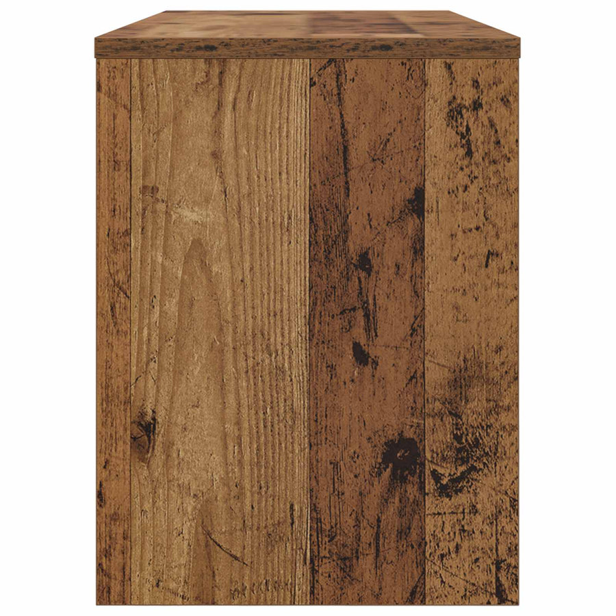 TV-kast Oudhout 80 x 30 x 40 cm Bewerkt hout