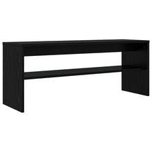 TV-kast Zwart Eiken 100 x 30 x 40 cm Bewerkt hout