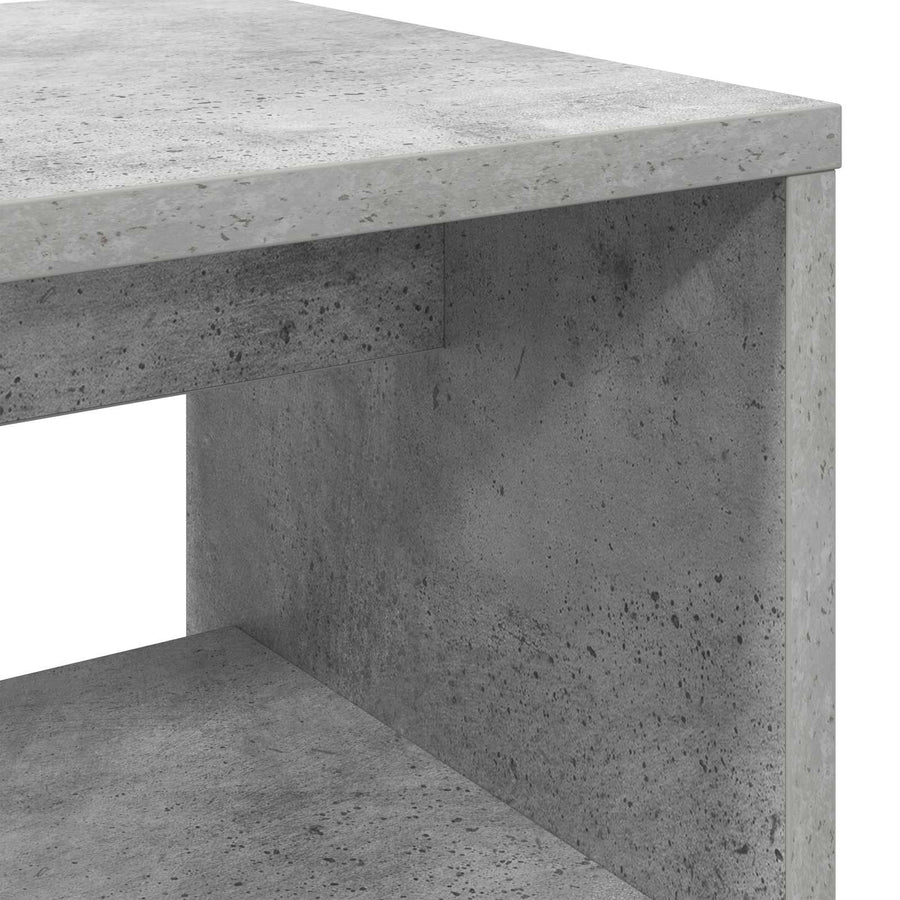 TV-kast Beton Grijs 100 x 30 x 40 cm Bewerkt hout