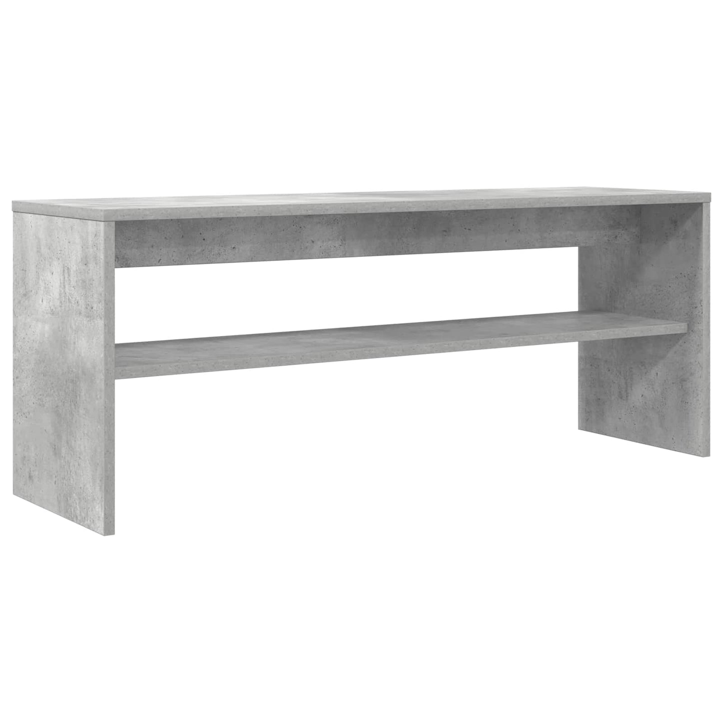 TV-kast Beton Grijs 100 x 30 x 40 cm Bewerkt hout