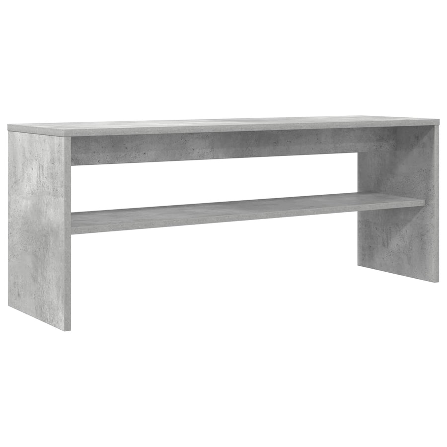 TV-kast Beton Grijs 100 x 30 x 40 cm Bewerkt hout