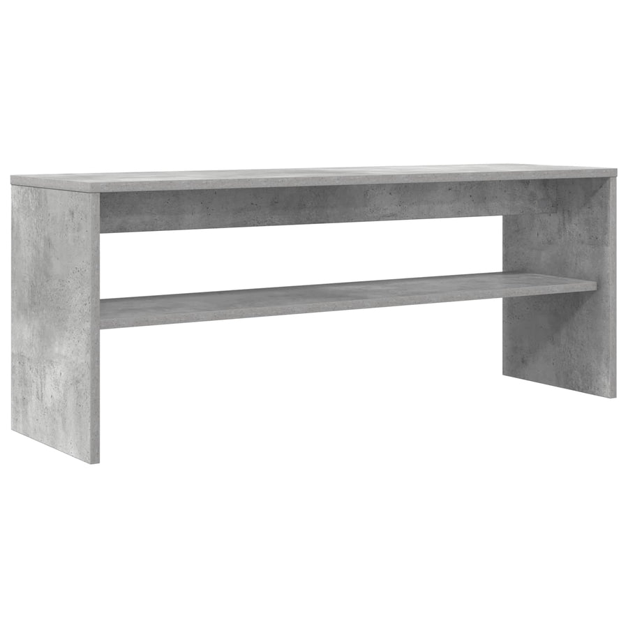 TV-kast Beton Grijs 100 x 30 x 40 cm Bewerkt hout