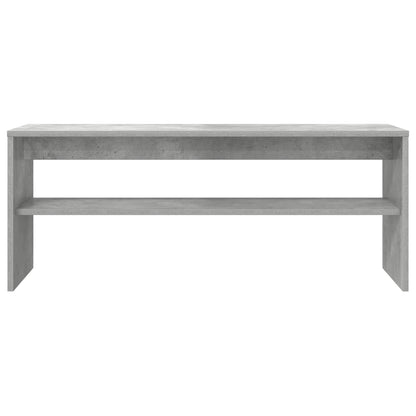 TV-kast Beton Grijs 100 x 30 x 40 cm Bewerkt hout