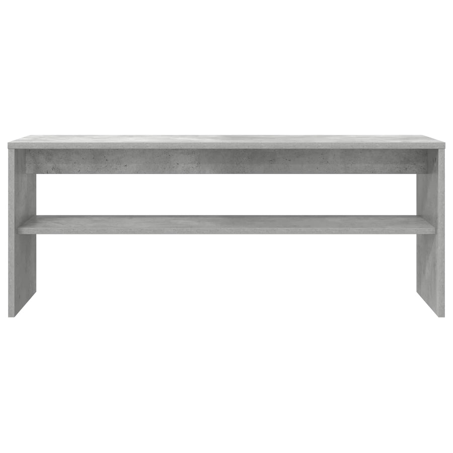 TV-kast Beton Grijs 100 x 30 x 40 cm Bewerkt hout