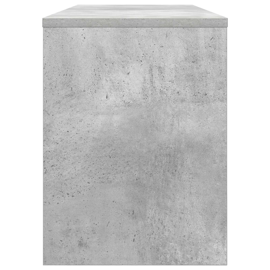 TV-kast Beton Grijs 100 x 30 x 40 cm Bewerkt hout
