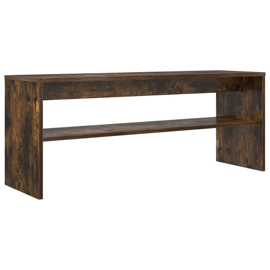 TV-kast Gerookt eiken 100 x 30 x 40 cm Bewerkt hout
