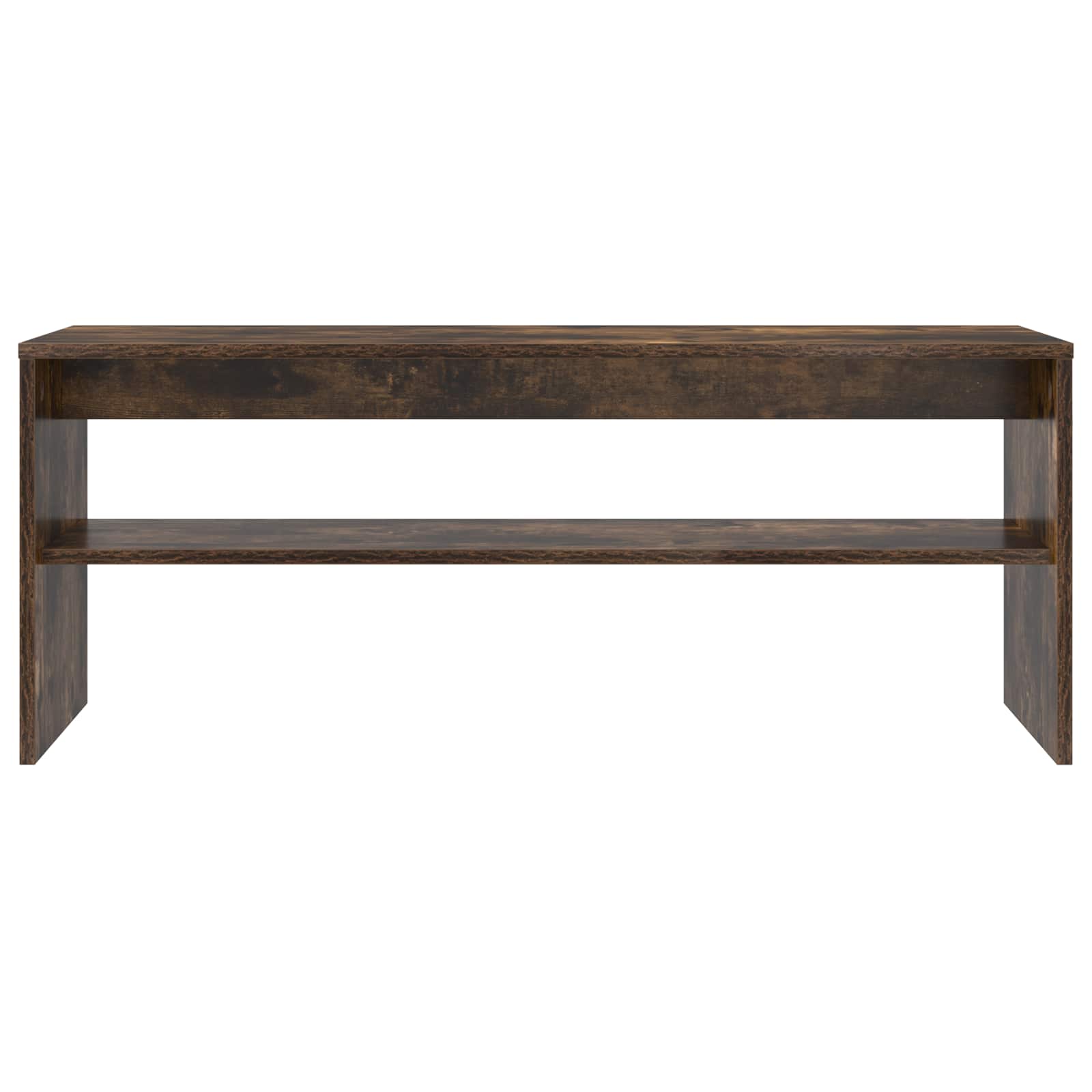 TV-kast Gerookt eiken 100 x 30 x 40 cm Bewerkt hout