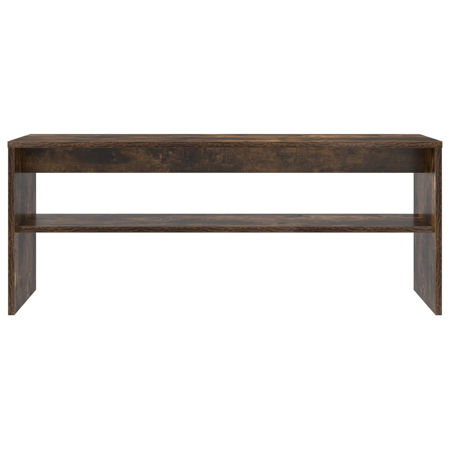 TV-kast Gerookt eiken 100 x 30 x 40 cm Bewerkt hout