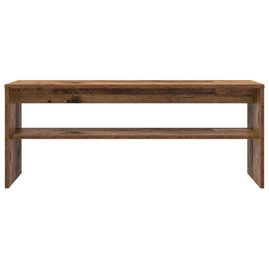 TV-kast Oudhout 100 x 30 x 40 cm Bewerkt hout