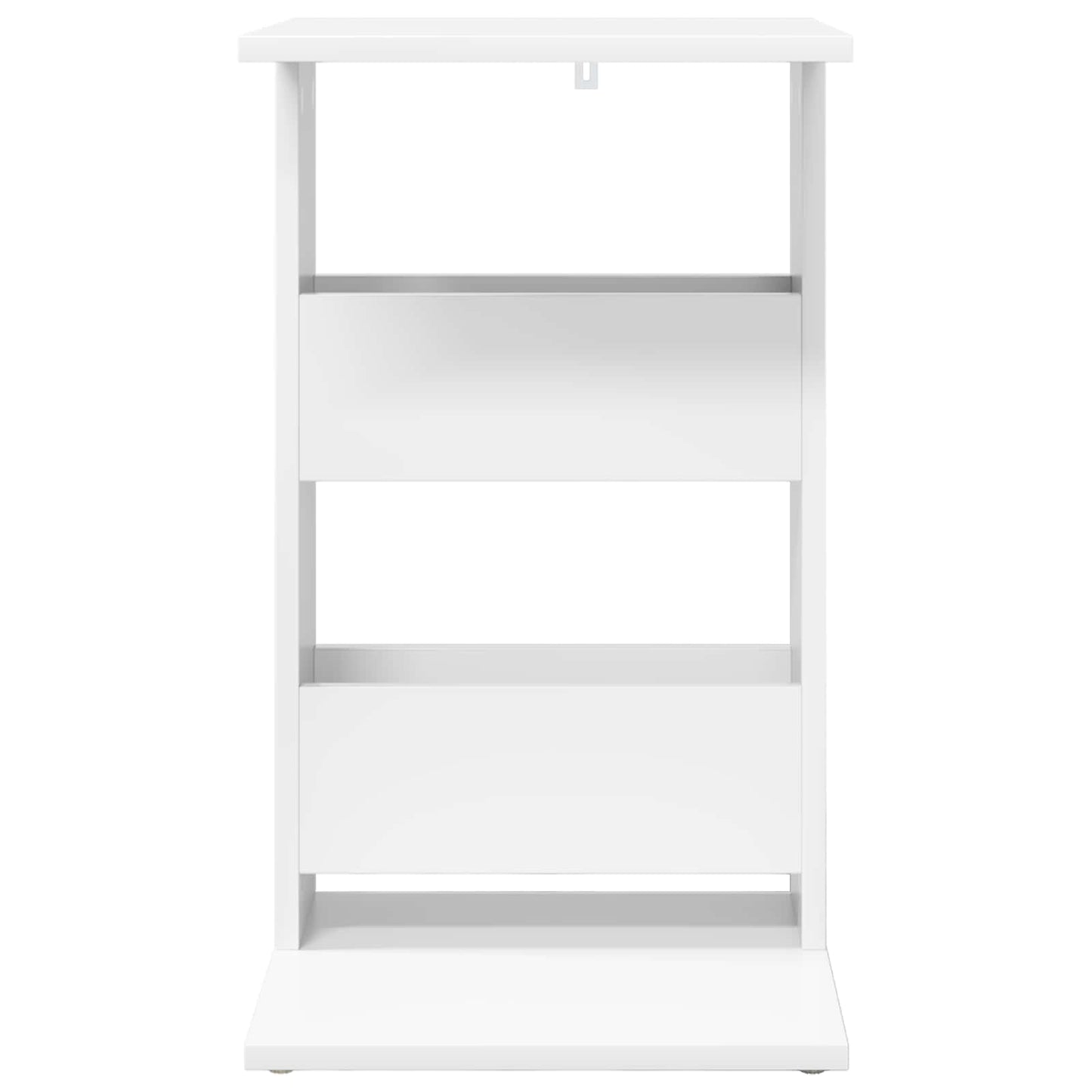 Bijzettafel Wit 40 x 35 x 60,5 cm Bewerkt hout