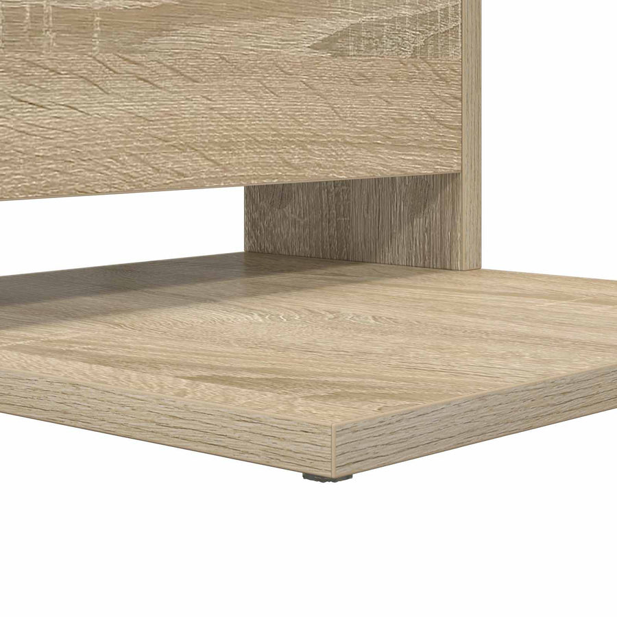 Bijzettafel Sonoma Eiken 40 x 35 x 60,5 cm Bewerkt hout