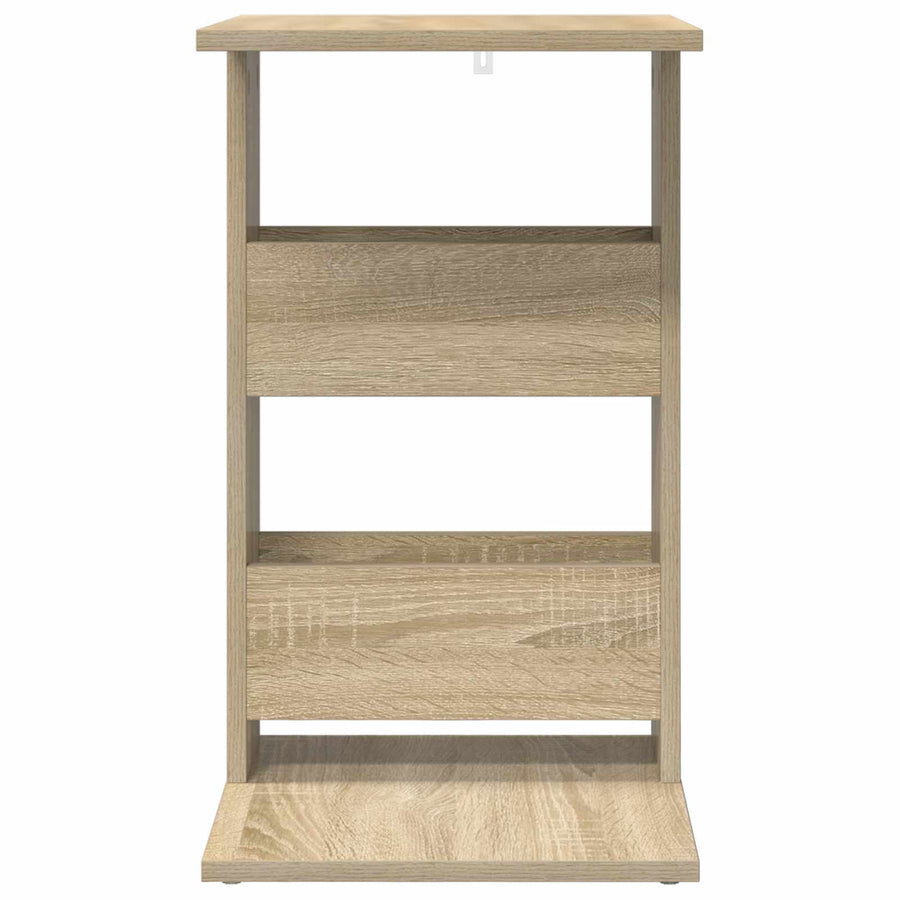 Bijzettafel Sonoma Eiken 40 x 35 x 60,5 cm Bewerkt hout