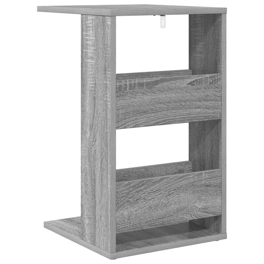 Bijzettafel Grijs Sonoma 40 x 35 x 60,5 cm Bewerkt hout