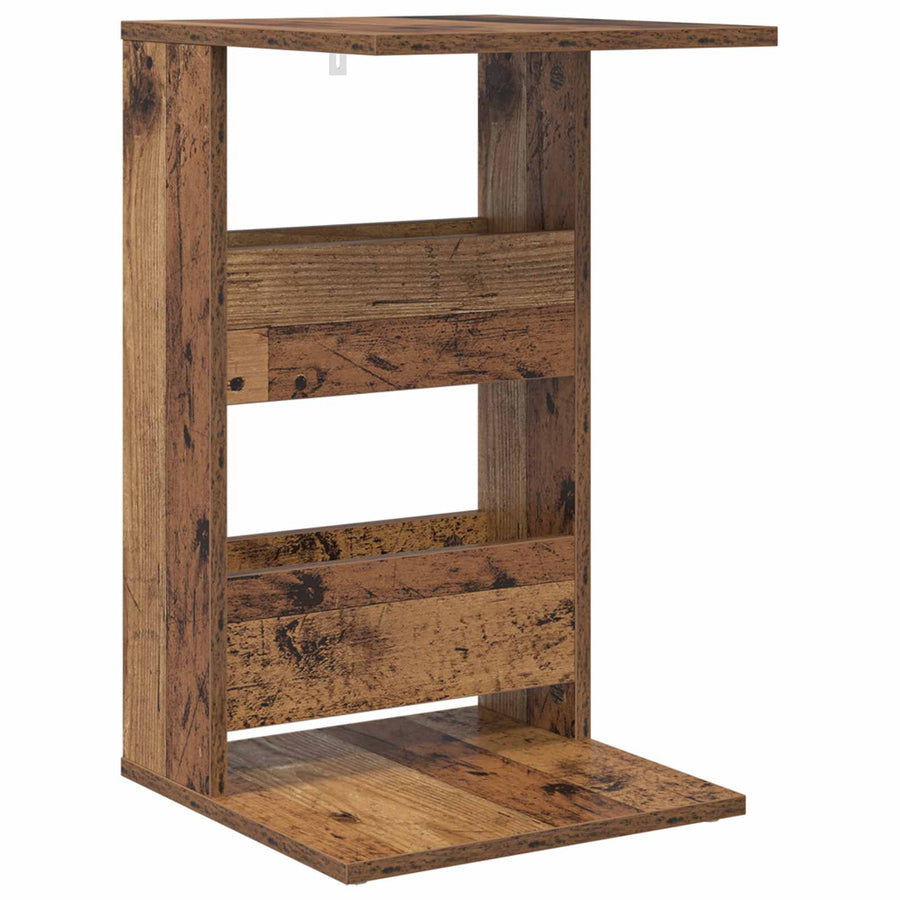 Bijzettafel Oudhout 40 x 35 x 60,5 cm Bewerkt hout