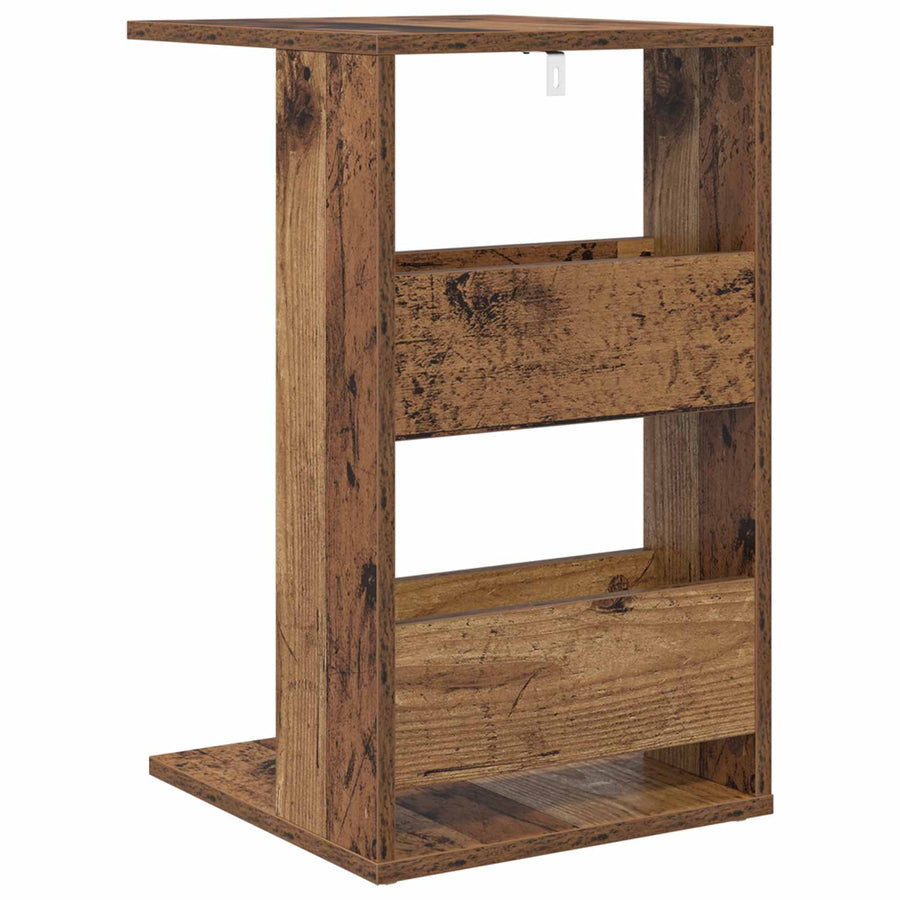 Bijzettafel Oudhout 40 x 35 x 60,5 cm Bewerkt hout