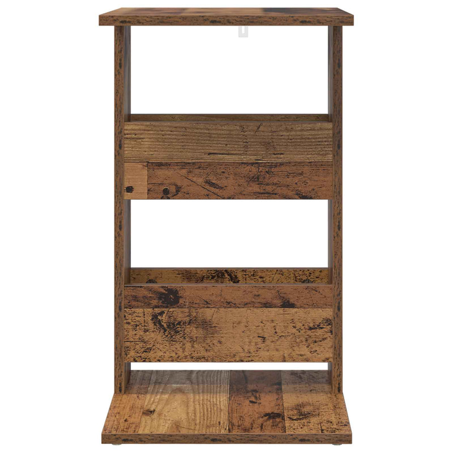 Bijzettafel Oudhout 40 x 35 x 60,5 cm Bewerkt hout