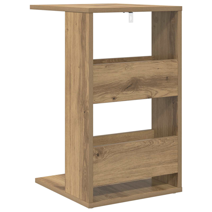 Bijzettafel Artisan Eiken 40 x 35 x 60,5 cm Bewerkt hout