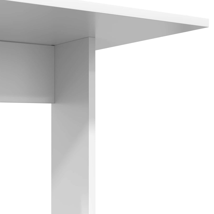 Bijzettafel Wit 45 x 40 x 62,5 cm Bewerkt hout