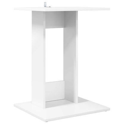 Bijzettafel Wit 45 x 40 x 62,5 cm Bewerkt hout
