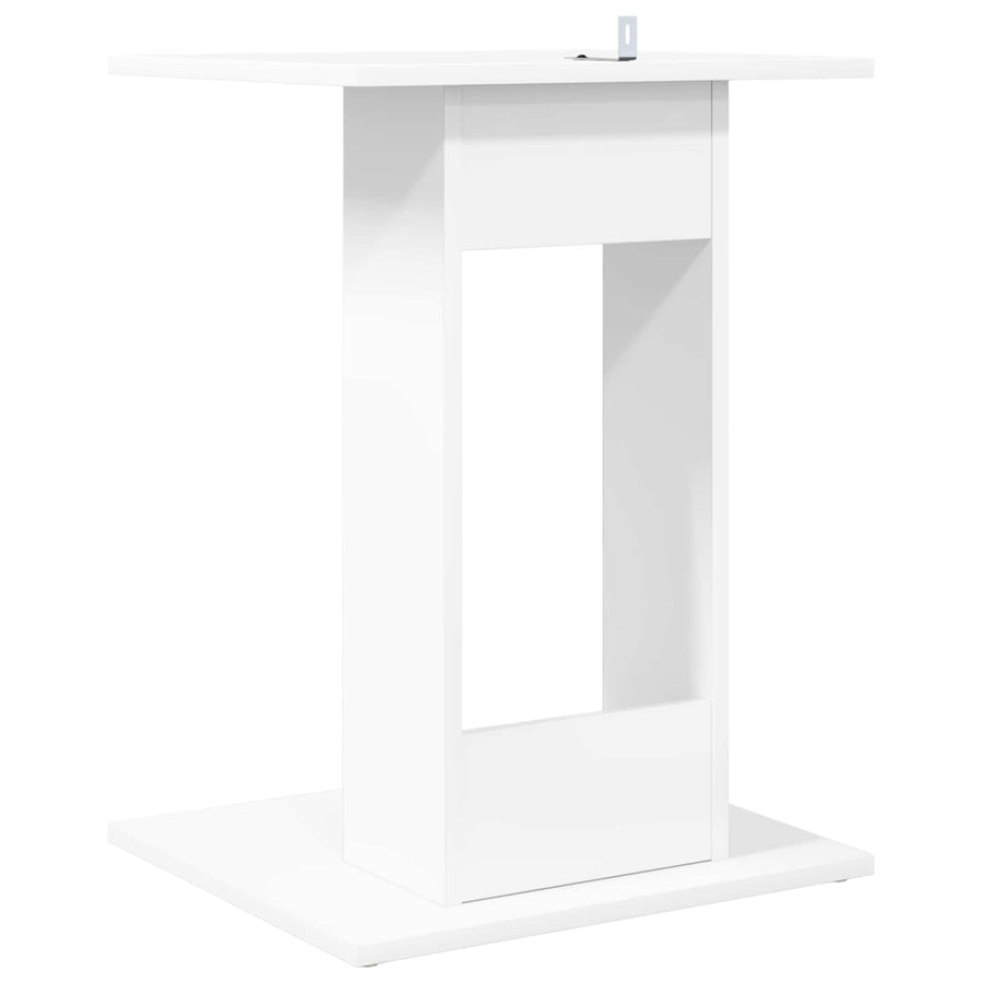 Bijzettafel Wit 45 x 40 x 62,5 cm Bewerkt hout