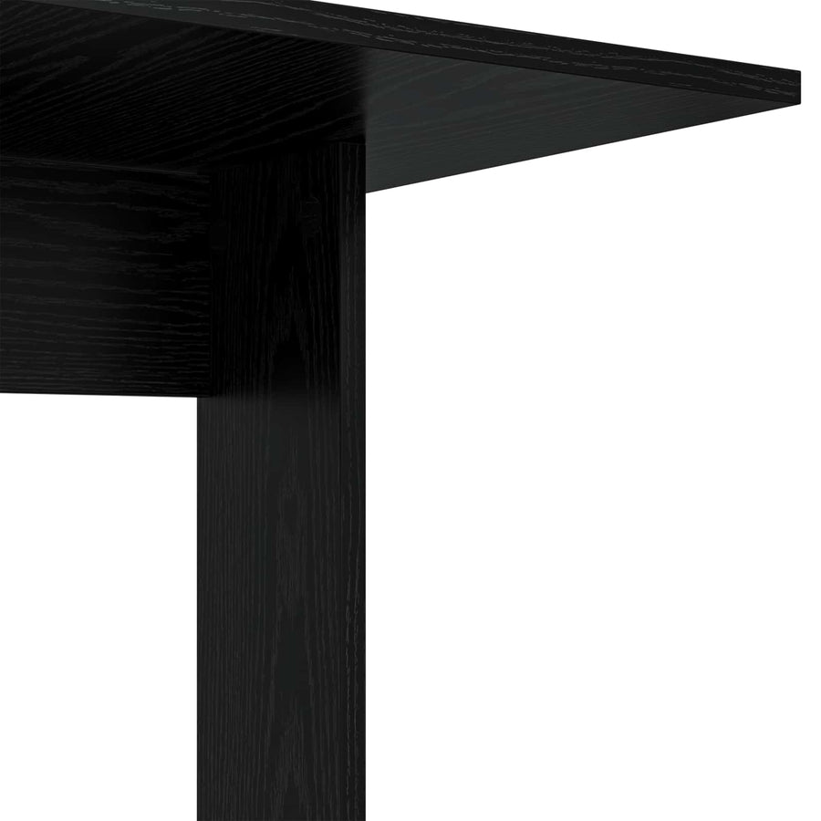 Bijzettafel Zwart Eiken 45 x 40 x 62,5 cm Bewerkt hout
