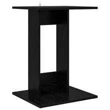 Bijzettafel Zwart Eiken 45 x 40 x 62,5 cm Bewerkt hout
