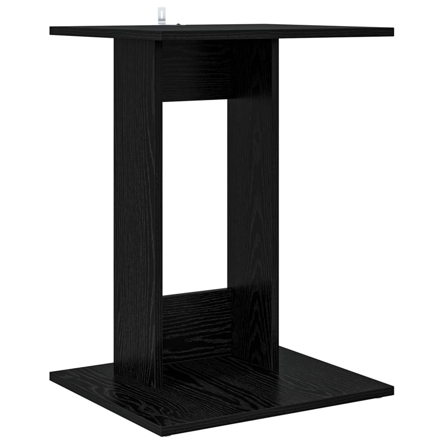 Bijzettafel Zwart Eiken 45 x 40 x 62,5 cm Bewerkt hout