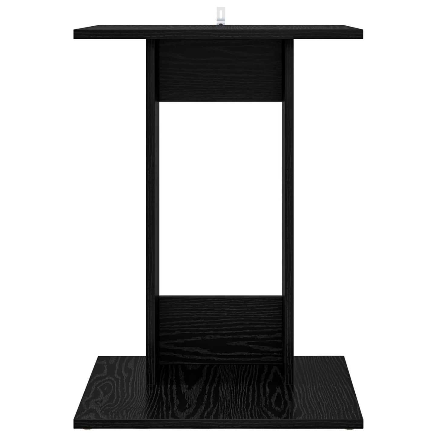 Bijzettafel Zwart Eiken 45 x 40 x 62,5 cm Bewerkt hout