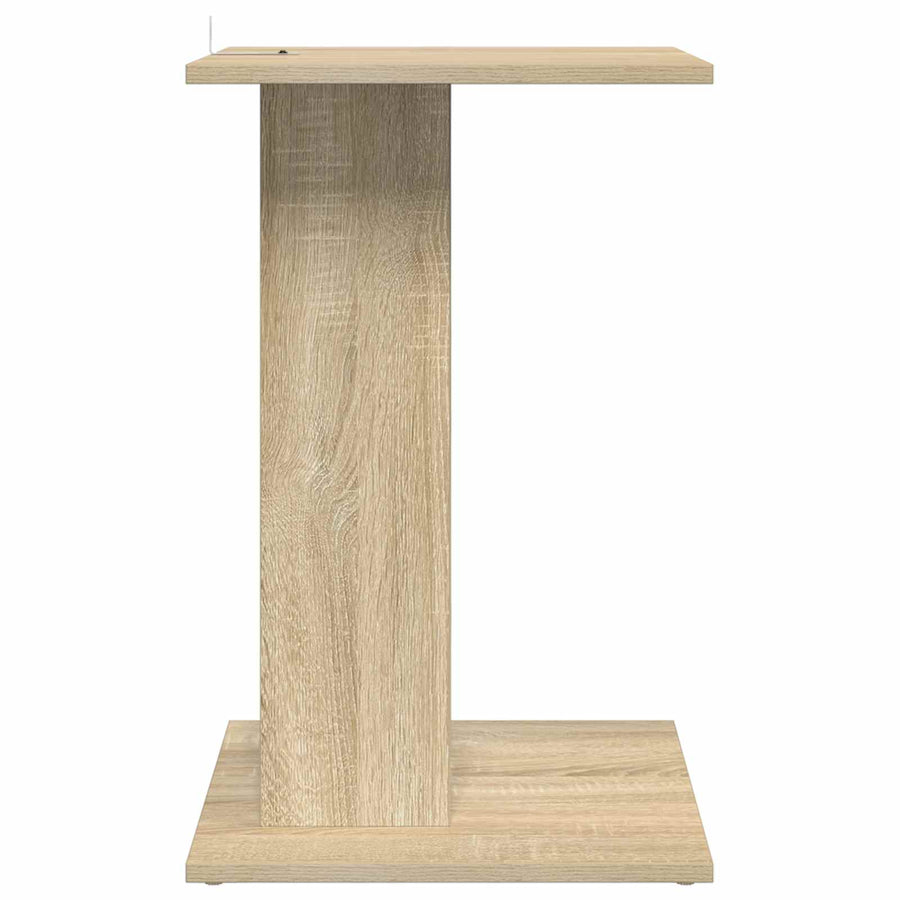 Bijzettafel Sonoma Eiken 45 x 40 x 62,5 cm Bewerkt hout