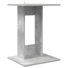 Bijzettafel Beton Grijs 45 x 40 x 62,5 cm Bewerkt hout