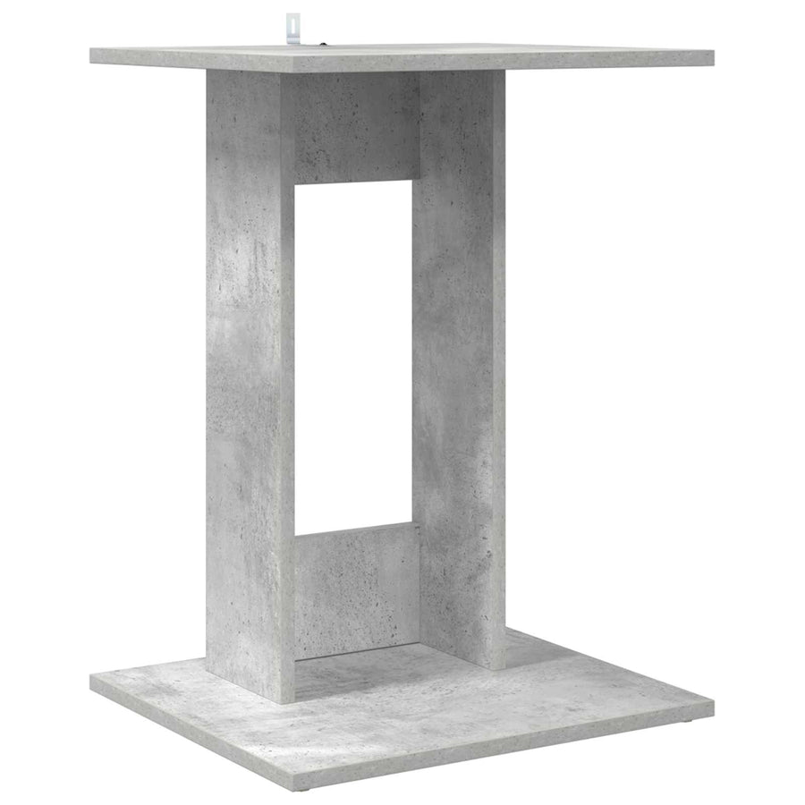 Bijzettafel Beton Grijs 45 x 40 x 62,5 cm Bewerkt hout