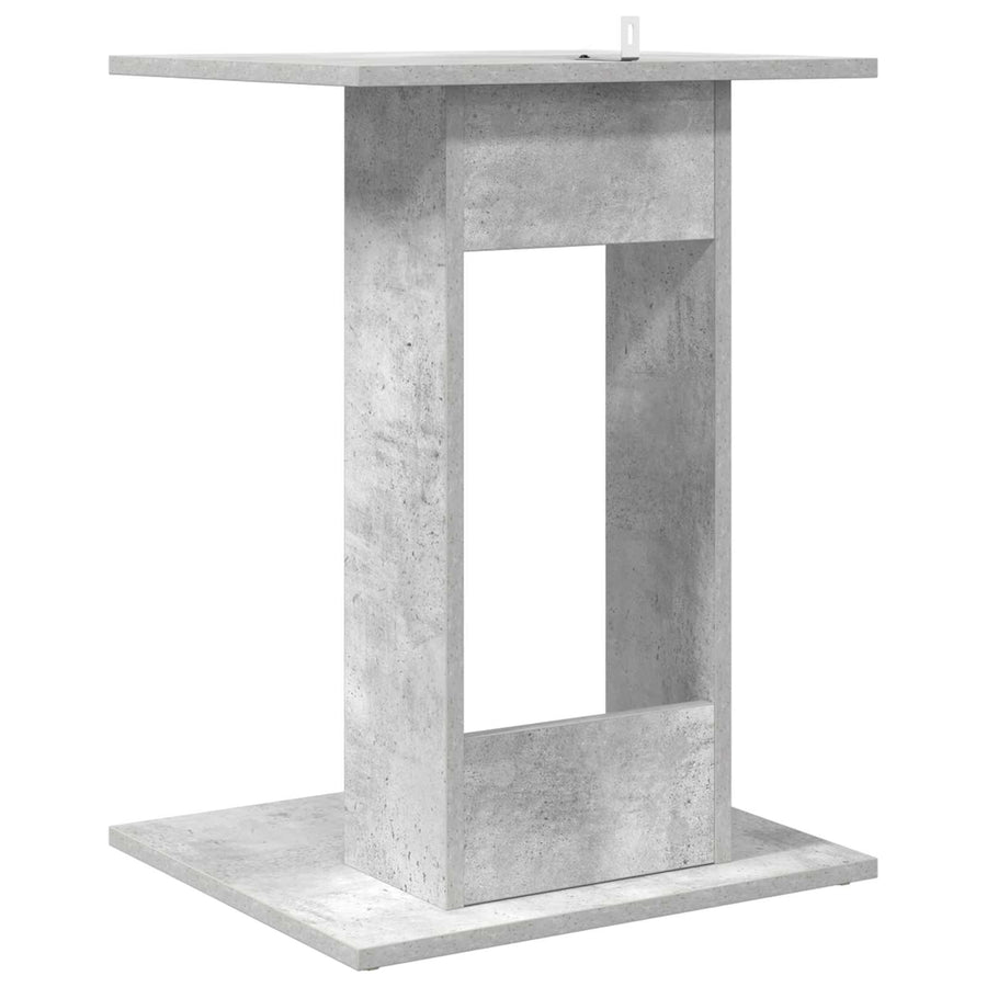 Bijzettafel Beton Grijs 45 x 40 x 62,5 cm Bewerkt hout