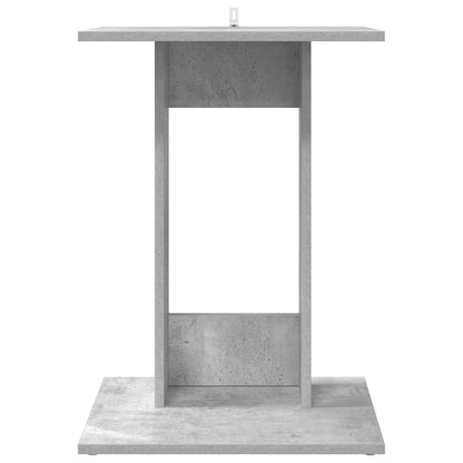 Bijzettafel Beton Grijs 45 x 40 x 62,5 cm Bewerkt hout