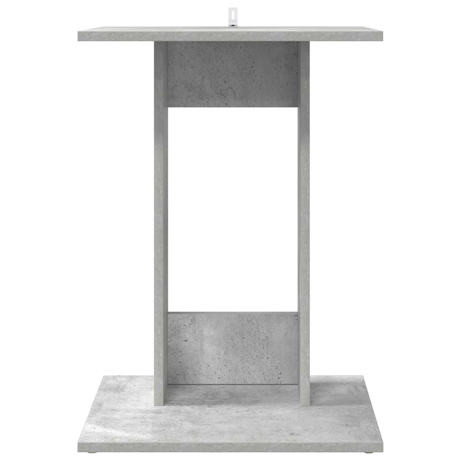 Bijzettafel Beton Grijs 45 x 40 x 62,5 cm Bewerkt hout
