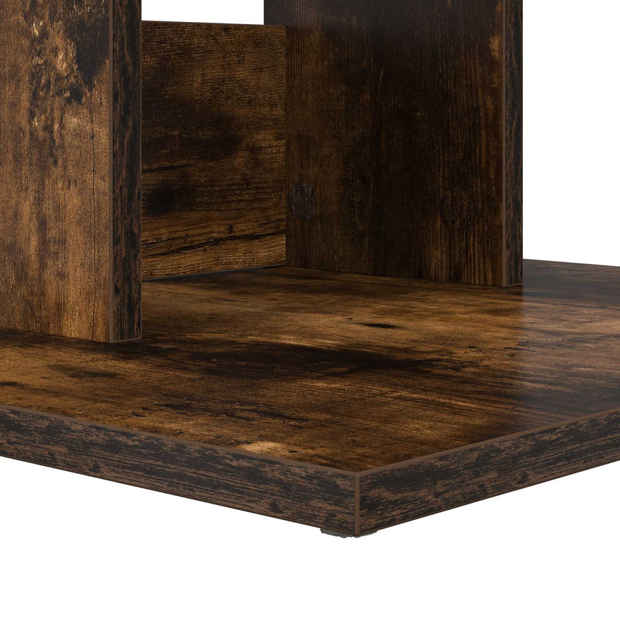 Bijzettafel Gerookt eiken 45 x 40 x 62,5 cm Bewerkt hout