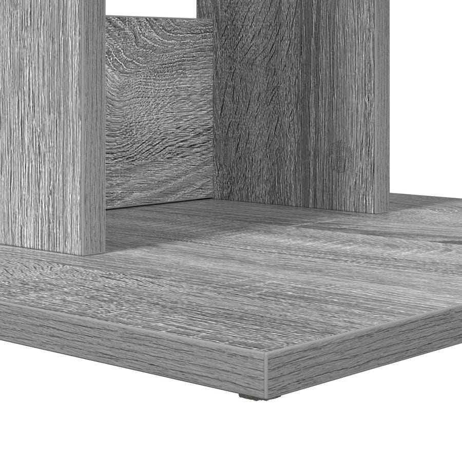 Bijzettafel Grijs Sonoma 45 x 40 x 62,5 cm Bewerkt hout