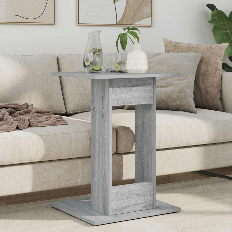 Bijzettafel Grijs Sonoma 45 x 40 x 62,5 cm Bewerkt hout