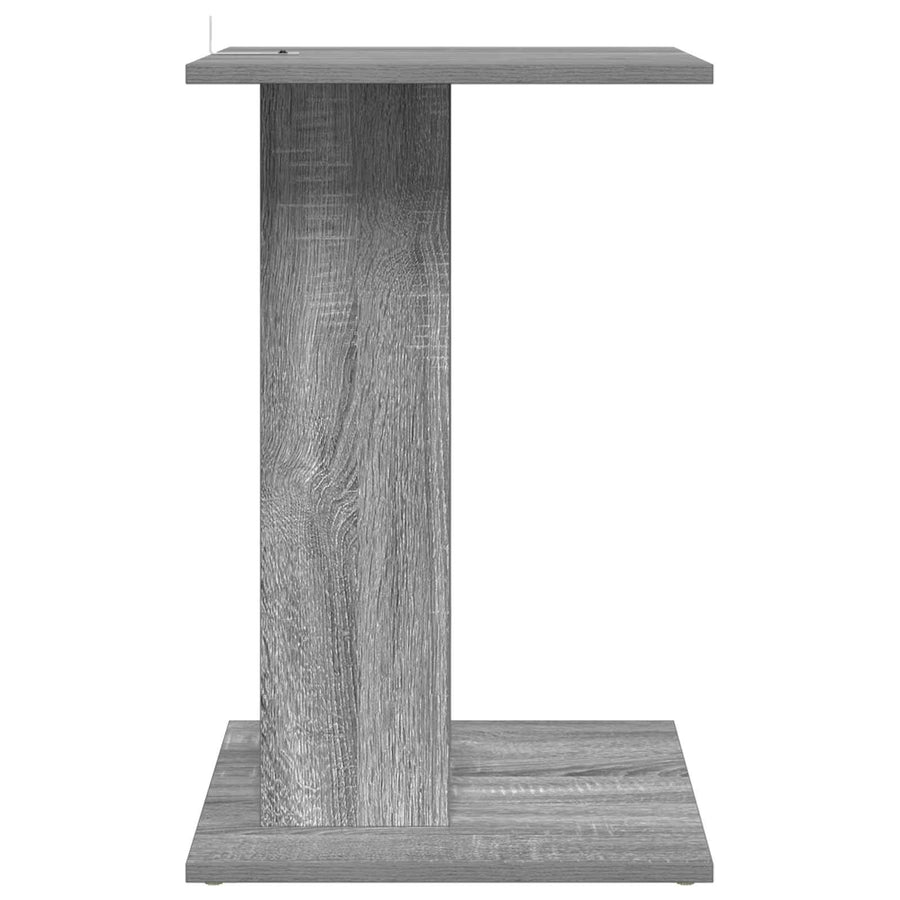 Bijzettafel Grijs Sonoma 45 x 40 x 62,5 cm Bewerkt hout