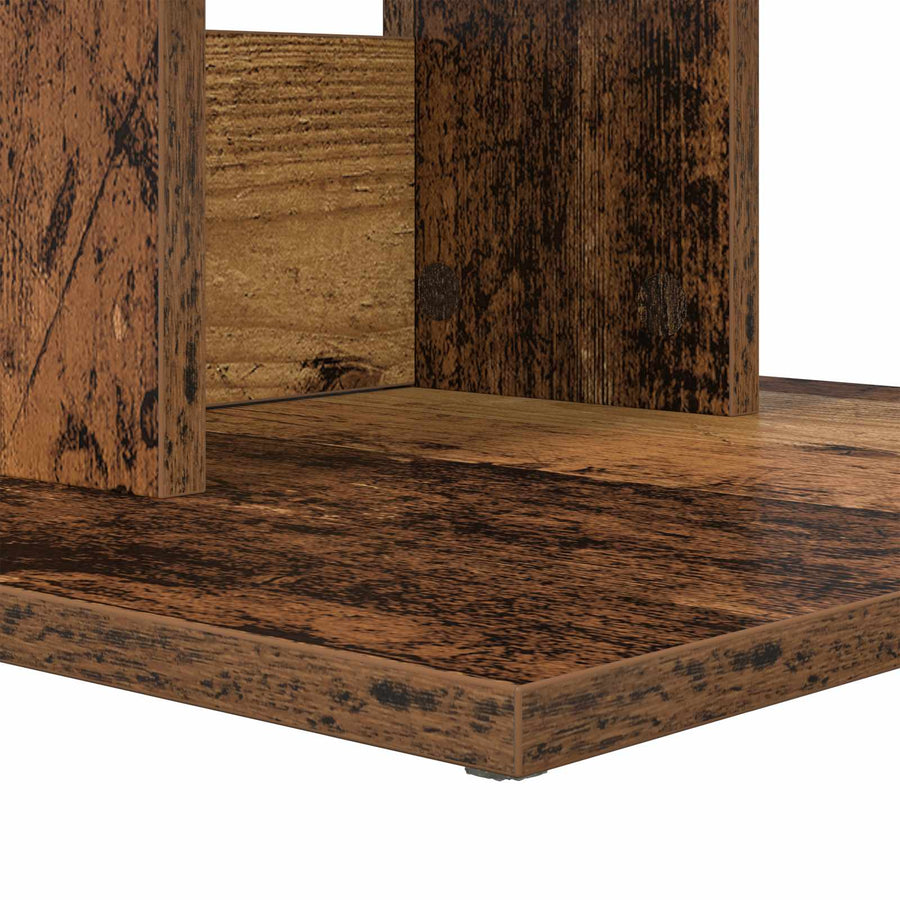 Bijzettafel Oudhout 45 x 40 x 62,5 cm Bewerkt hout