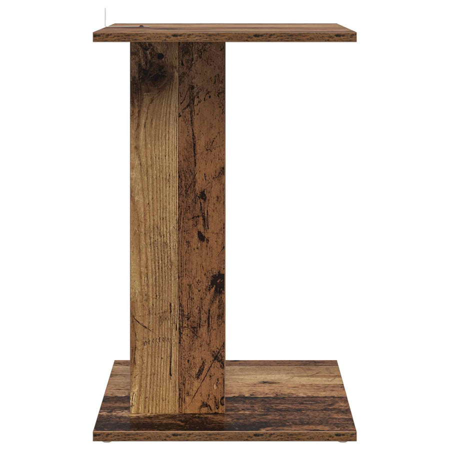 Bijzettafel Oudhout 45 x 40 x 62,5 cm Bewerkt hout