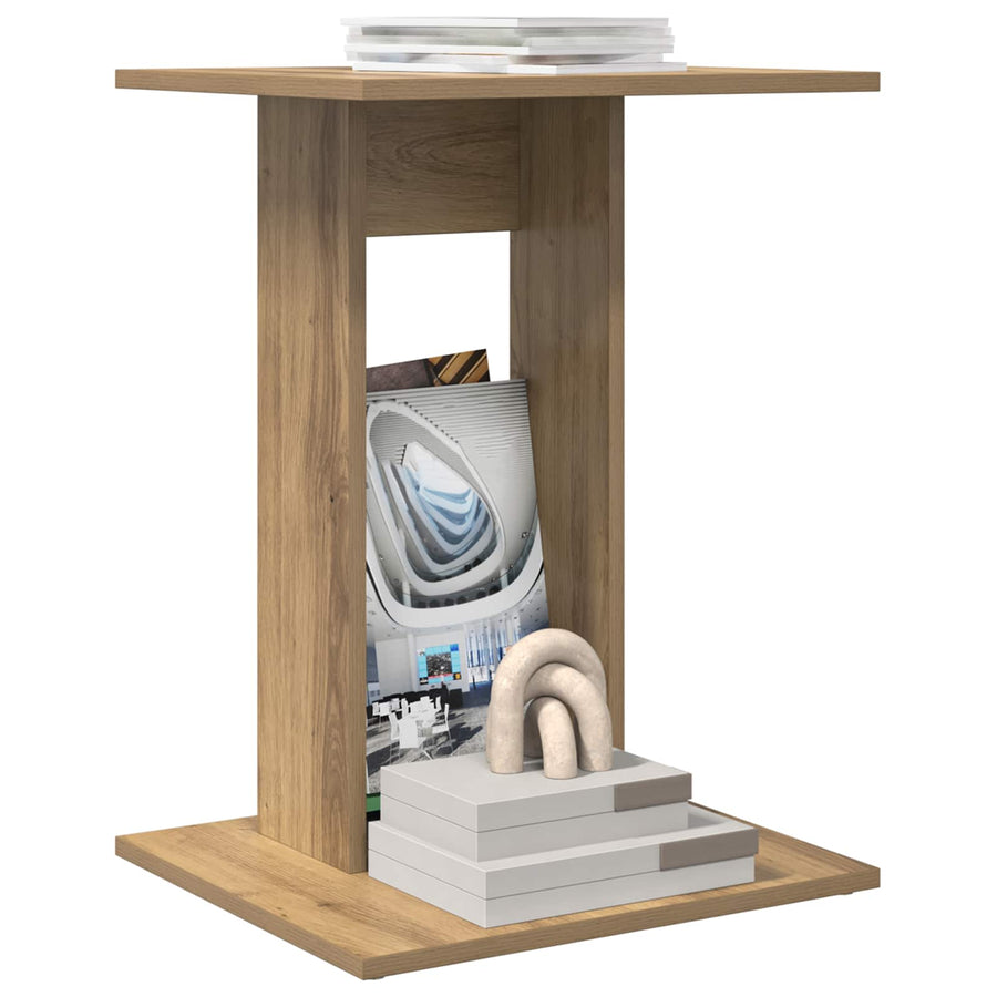 Bijzettafel Artisan Eiken 45 x 40 x 62,5 cm Bewerkt hout