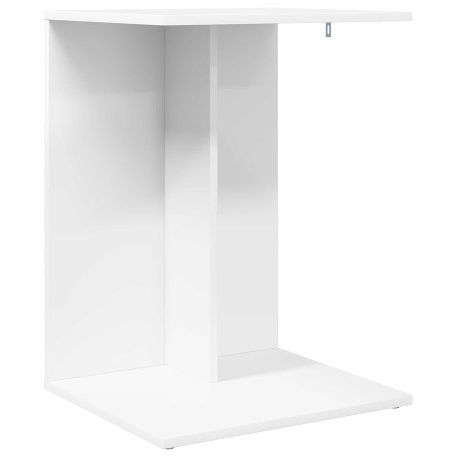 Bijzettafel Wit 45 x 40 x 62,5 cm Bewerkt hout