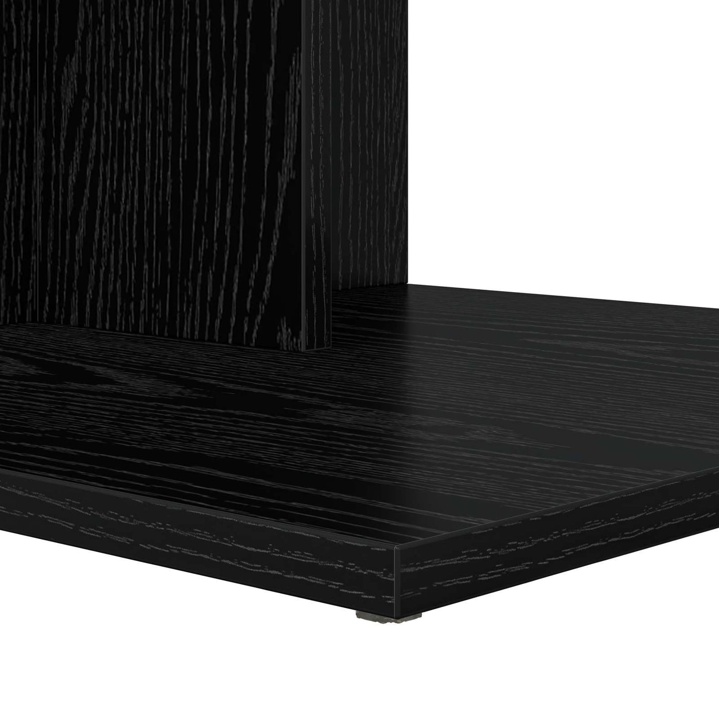 Bijzettafel Zwart Eiken 45 x 40 x 62,5 cm Bewerkt hout