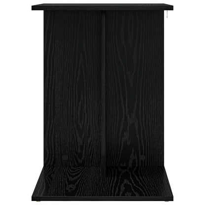 Bijzettafel Zwart Eiken 45 x 40 x 62,5 cm Bewerkt hout